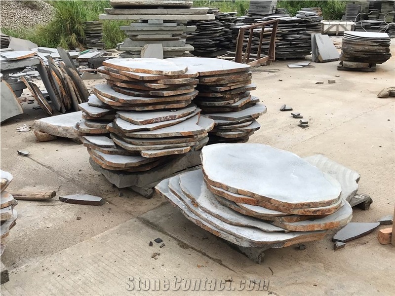 Zhangpu Bluestone Basalt Light Grey Tile Flagstone