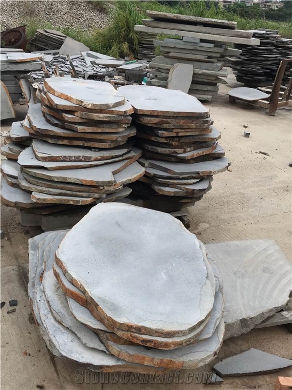 Zhangpu Bluestone Basalt Light Grey Tile Flagstone