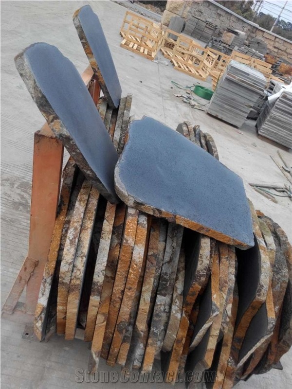 Zhangpu Bluestone Basalt Light Grey Tile Flagstone