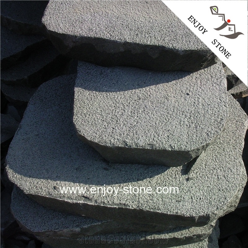 Zhangpu Bluestone Bush Hammered Grey Basalt Step
