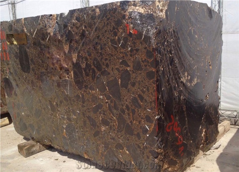 Golden Brown Marble Blocks