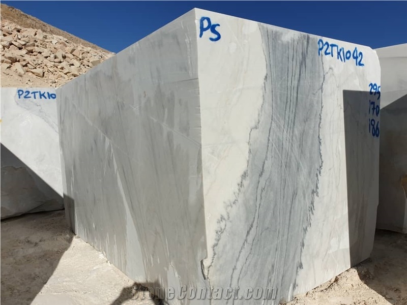 White Crystal Marble Blocks
