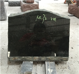 Black Granite American Style Slants Monument 01