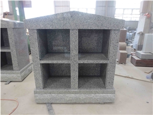 Cemetery Usage G633 Gray Granite Columbarium Niche