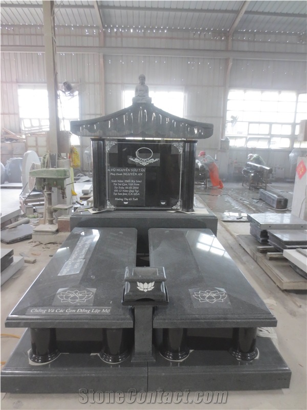 Japanese Style Cheap Granite Monument