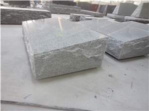 Light Grey Granite Cemetery Bevel Headstones 01