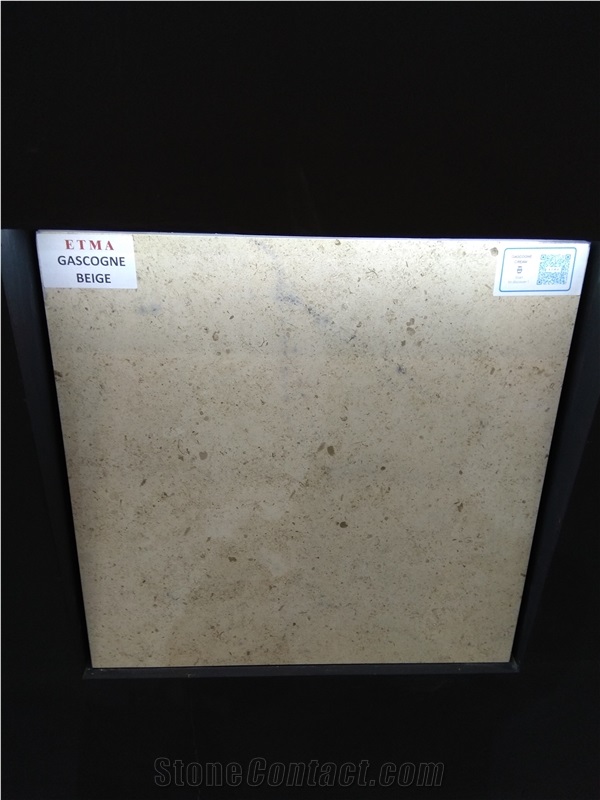 Gascogne Beige Limestone Slabs, Tiles