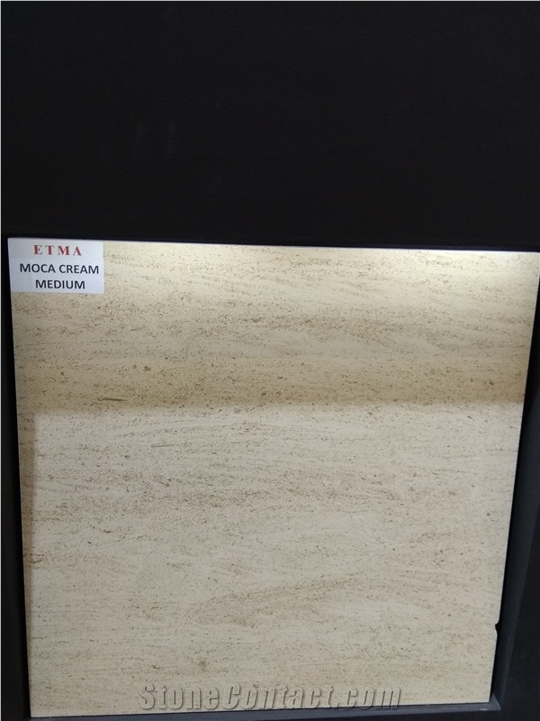 Moca Cream Medium Limestone Tiles, Slabs