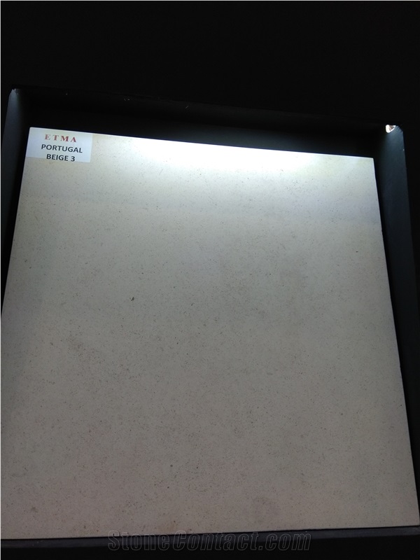 Portugal Beige Limestone Slabs, Tiles Size