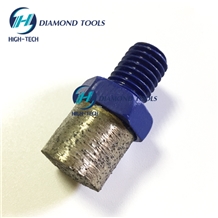 Sintered M12 Granite Solid Diamond Finger Bit Tip