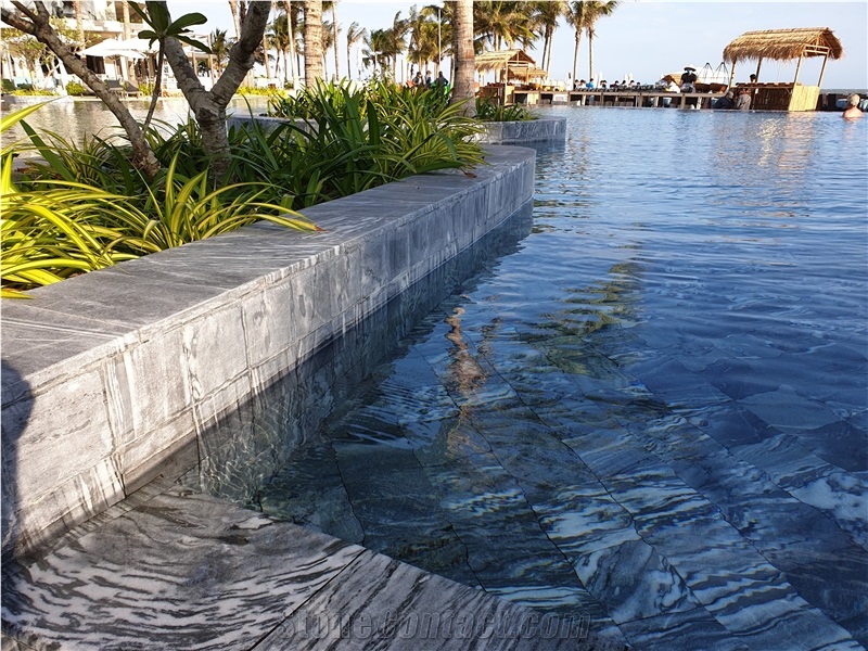 Viet Nam Black and White Crystallized for Pool