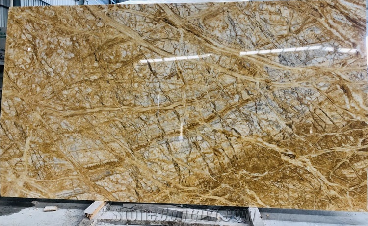 Amber Grey Ash Natural Slab Price Gold Marble