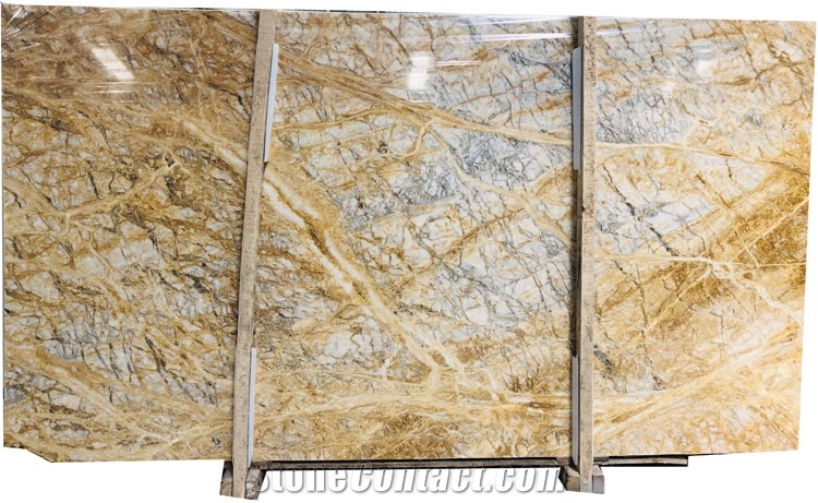 Amber Grey Ash Natural Slab Price Gold Marble