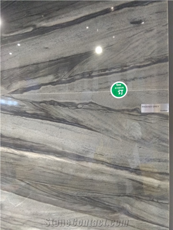 Phoenix Gray Quartzite Slabs, Tiles
