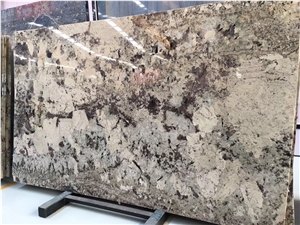 Splendor White Granite Branco Tourmaline Slabs