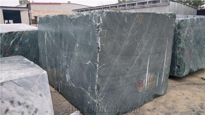 Green Marble Rough Blocks