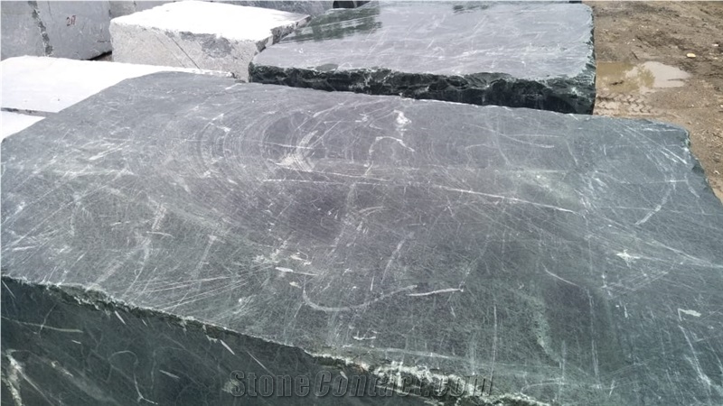 Green Marble Rough Blocks