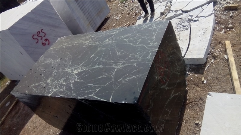 Spider Green Marble Blocks