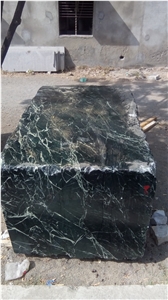 Spider Green Marble Rough Block