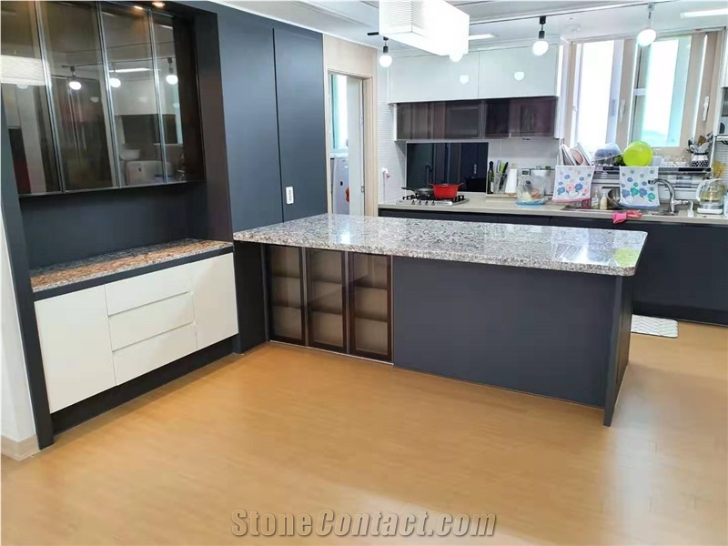 Bianco Antico Granite Kitchen Countertops