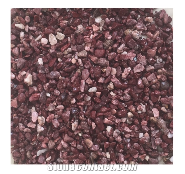 Dark Red Tumble Stone Pebbles and Gravels