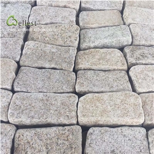 Beige Brick Look Paver Tumbled Sides Loose Stone