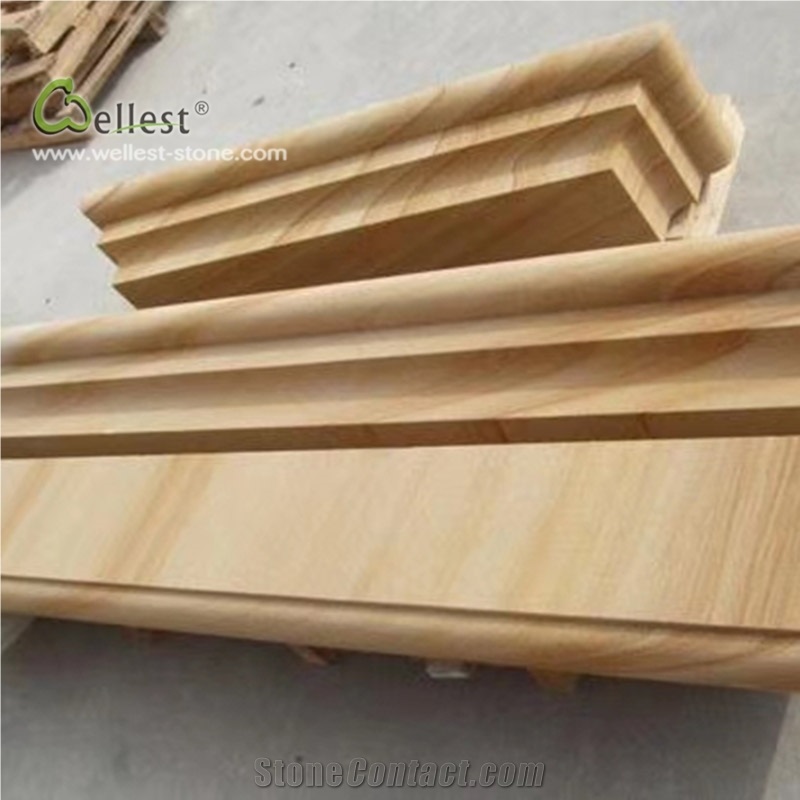 Beige Windowsill Window Surround Flat Panel