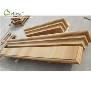 Beige Windowsill Window Surround Flat Panel