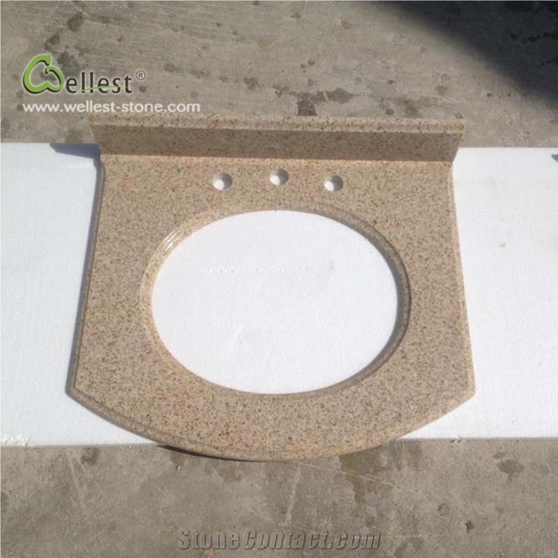 Beige Yellow Vanity Tops Tabletops Granite G350