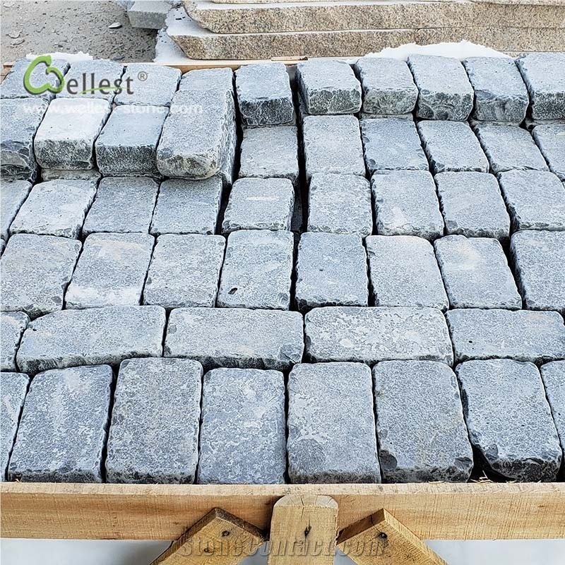 Blue Brick Look Natural Limestone Paving Tile