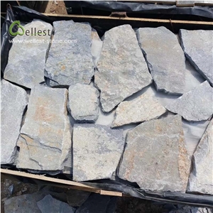 Blue Flagstone Crazy Stone Plaza Floor Paver