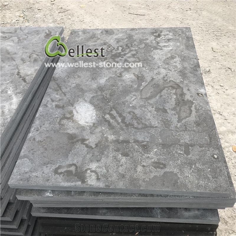 Blue Limestone Bluestone Floor Tile Depth Veins