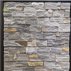 Blue Yellow Ledgestone Veneer Cultured Stone