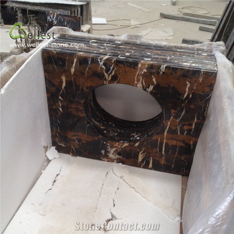 Brown Countertops Tabletops Marble M815