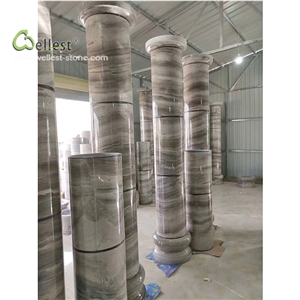 Brown Grey Pillar Pilaster Post Column