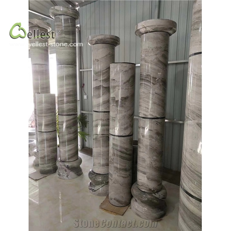 Brown Grey Pillar Pilaster Post Column