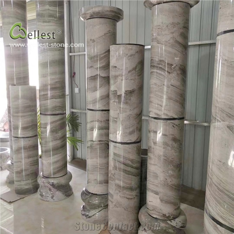 Brown Grey Pillar Pilaster Post Column