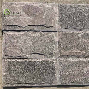 Brown Pink Mushroom Stone Wall Cladding