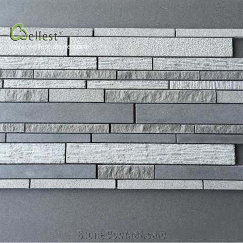 Contemporary Artwork Basalt Interior Ledgestone