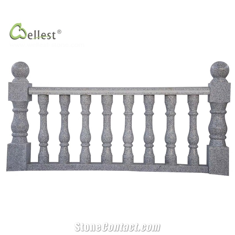 Fine Light Grey Color Balustrade Railing