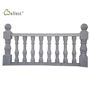 Fine Light Grey Color Balustrade Railing