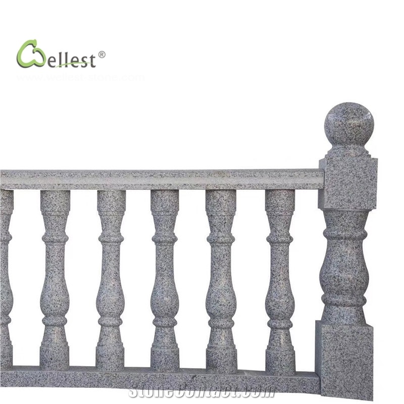 Fine Light Grey Color Balustrade Railing