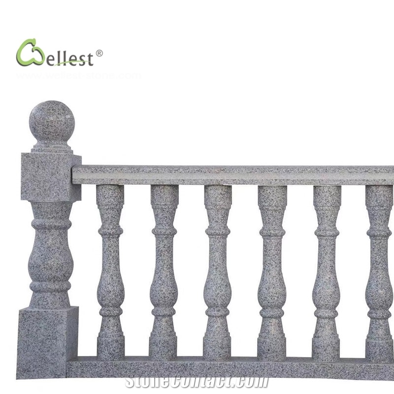 Fine Light Grey Color Balustrade Railing