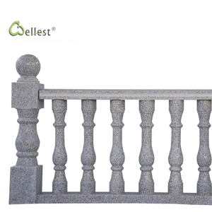 Fine Light Grey Color Balustrade Railing