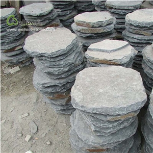 Grey Blue Slate Stepping Paver Steps Random Crazy