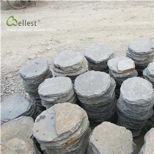 Grey Blue Slate Stepping Paver Steps Random Crazy