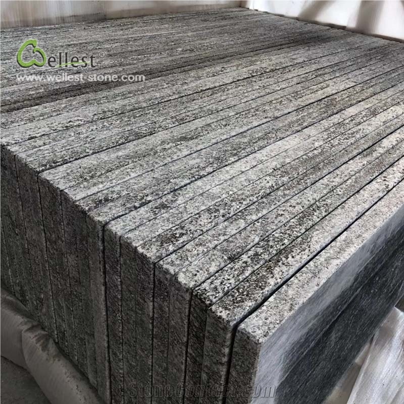 Grey Floor Tile Stair Risers Treads Steps Design