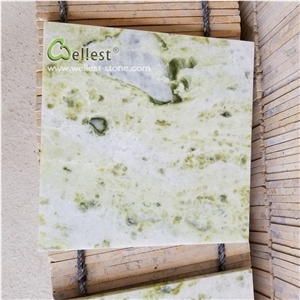 Grey Natural Stone Floor Tile Green Speckle Veins