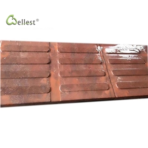 Indian Red Blind Stone Urban Sidewalk Paver