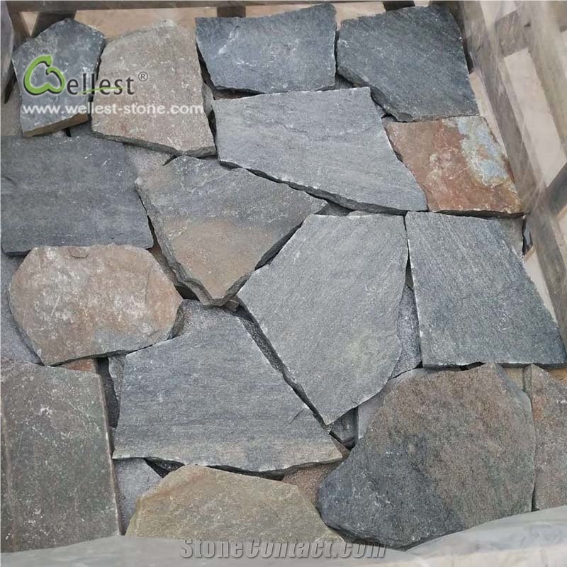 Light Grey-Blue Tone Loose Stone Random Shape